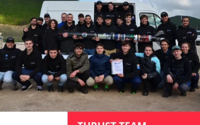 Colben al fianco del team THRUST: il primo lancio è un successo